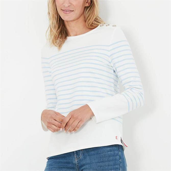 Joules Seacombe Button Shoulder Top